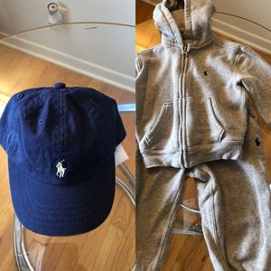 Ralph Lauren jogger and hat!